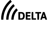 logo delta zwart