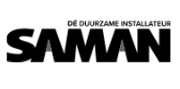 logo saman zwart