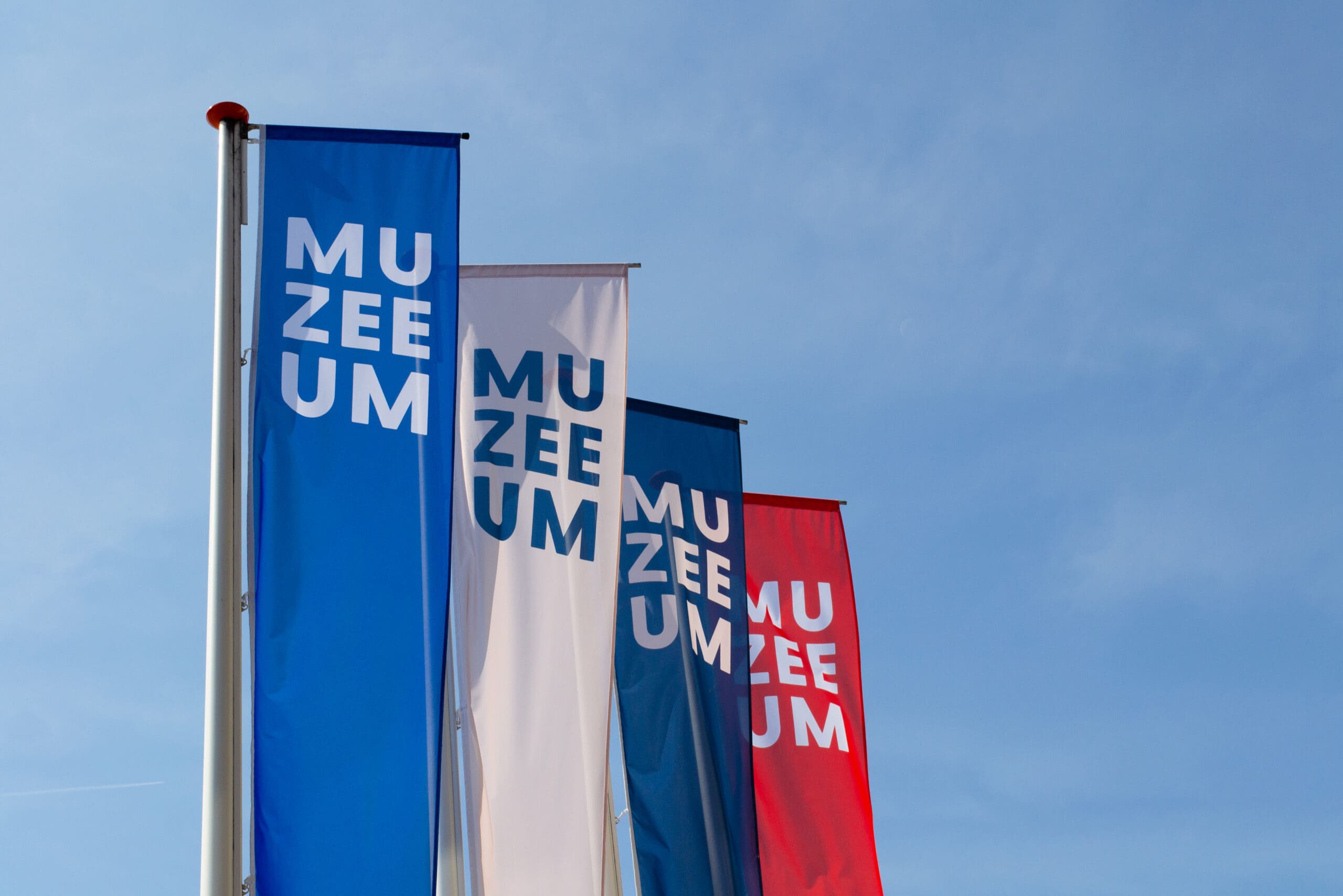 Baniervlaggen bij Muzeeum in vlissingen