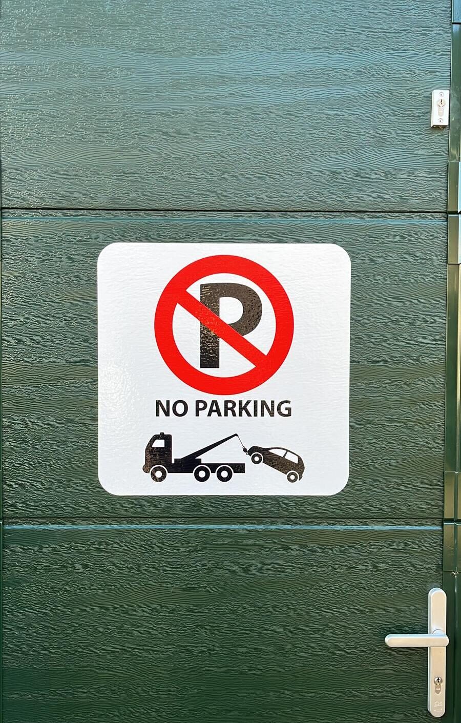 Niet parkeren verkeersbord